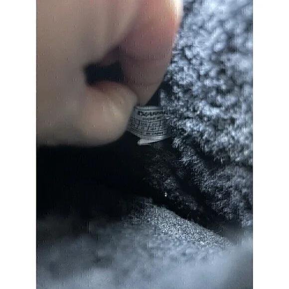 BEAR PAW Black Classic Snow Winter Boots Women’s Size 10 Black Faux Fur Lining - Picture 12 of 16